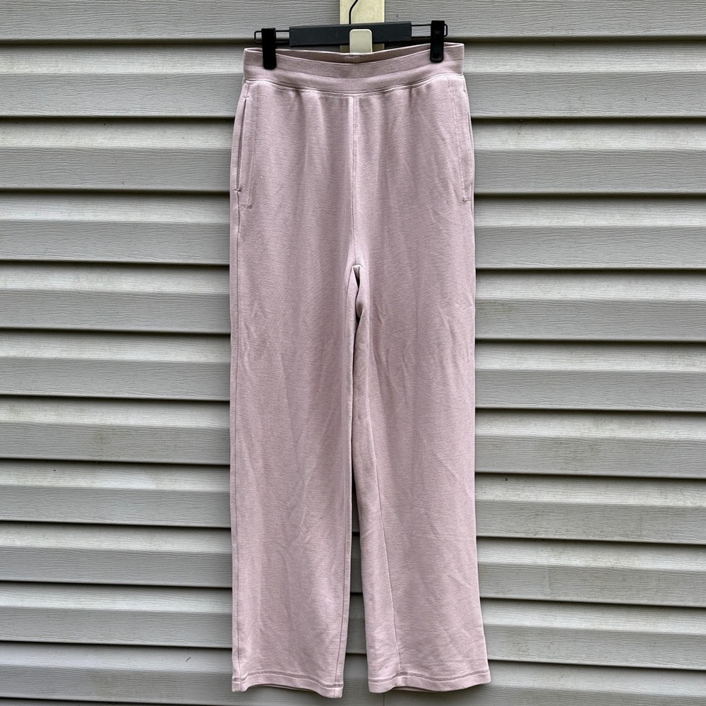 Alo Yoga | Peasant Wide Leg Pink Pants